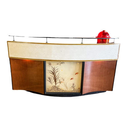 Retro Lightup fish bar cabinet