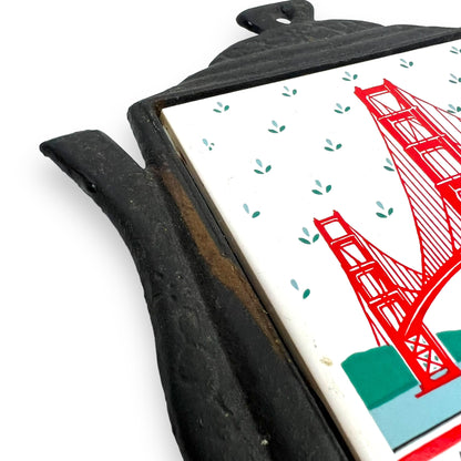 Golden Gate Bridge San Francisco Teapot Trivet