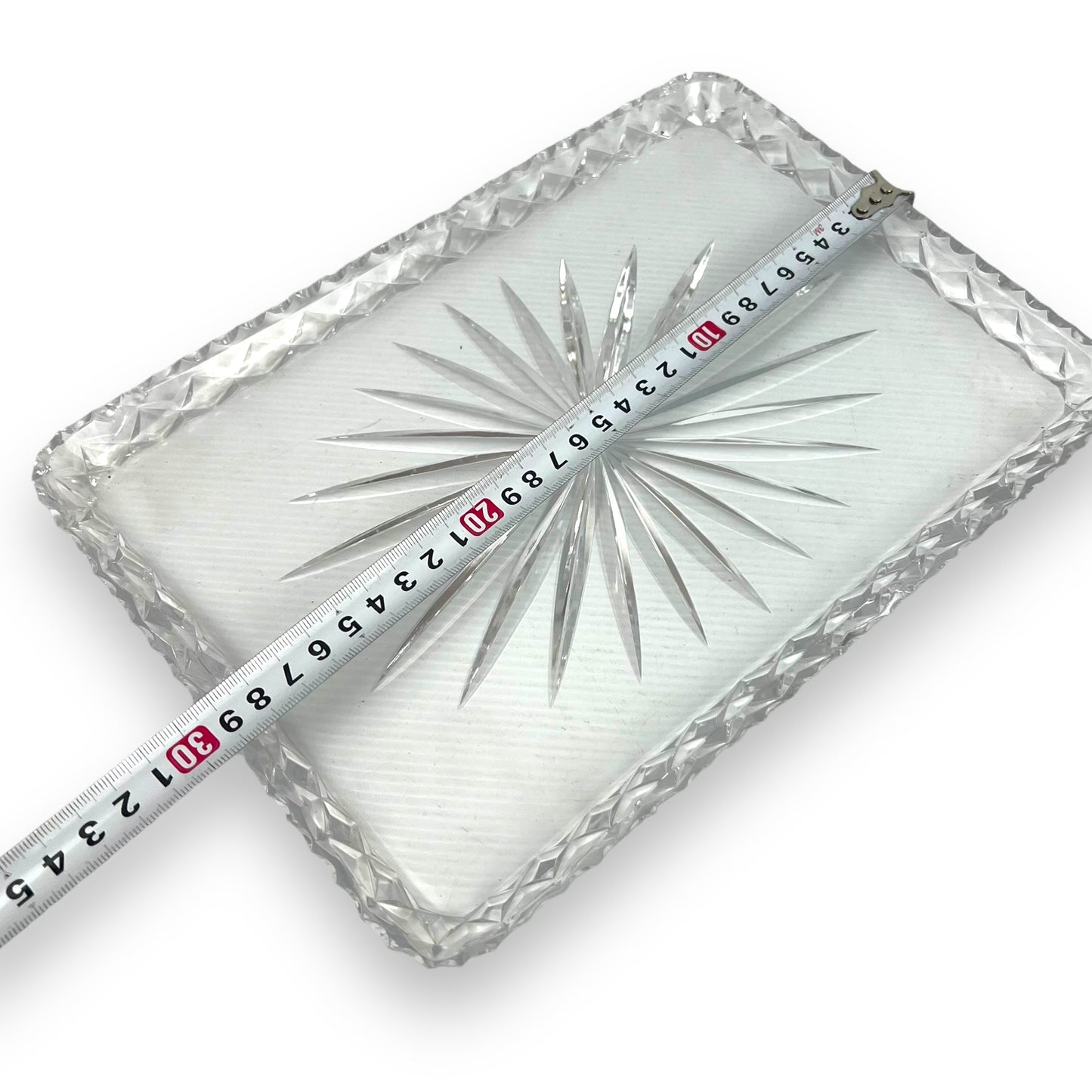 Glass Rectangle Jewellery Tray