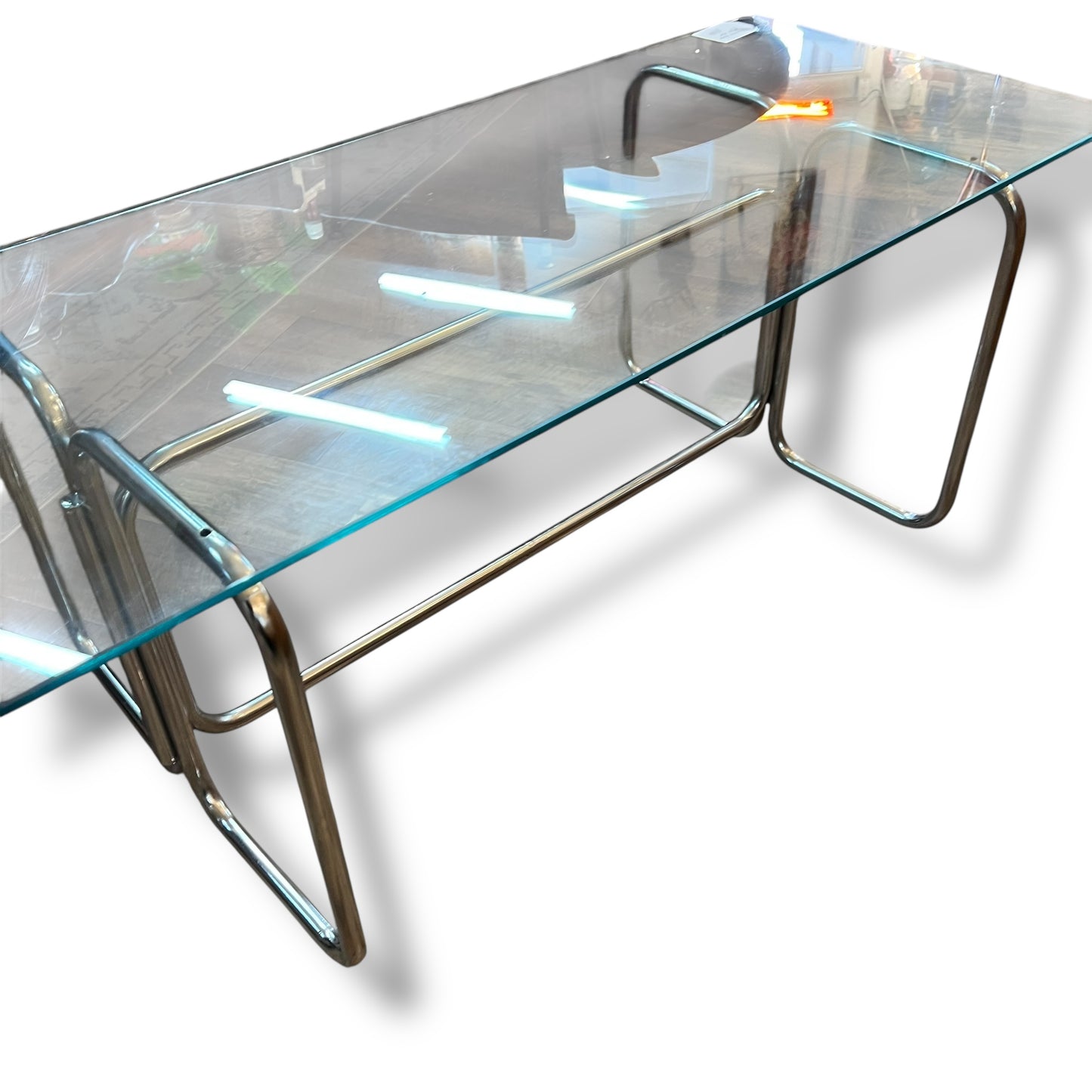 Chrome & Glass Coffee Table