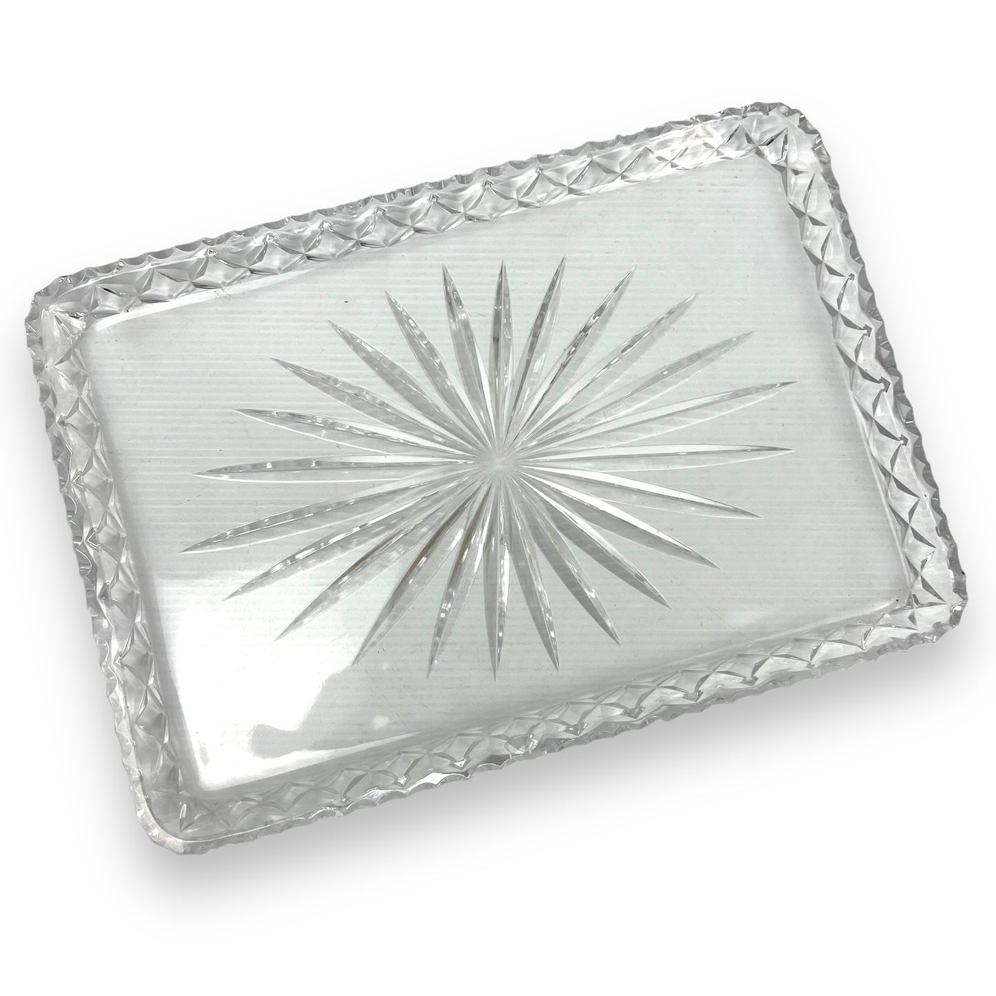 Glass Rectangle Jewellery Tray