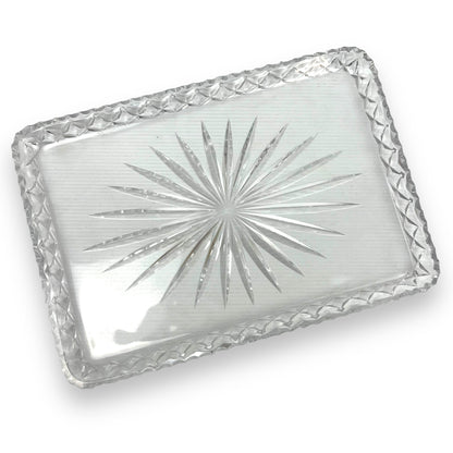 Glass Rectangle Jewellery Tray