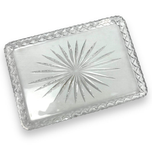 Glass Rectangle Jewellery Tray