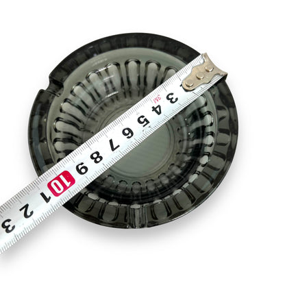 Black glass Ashtray