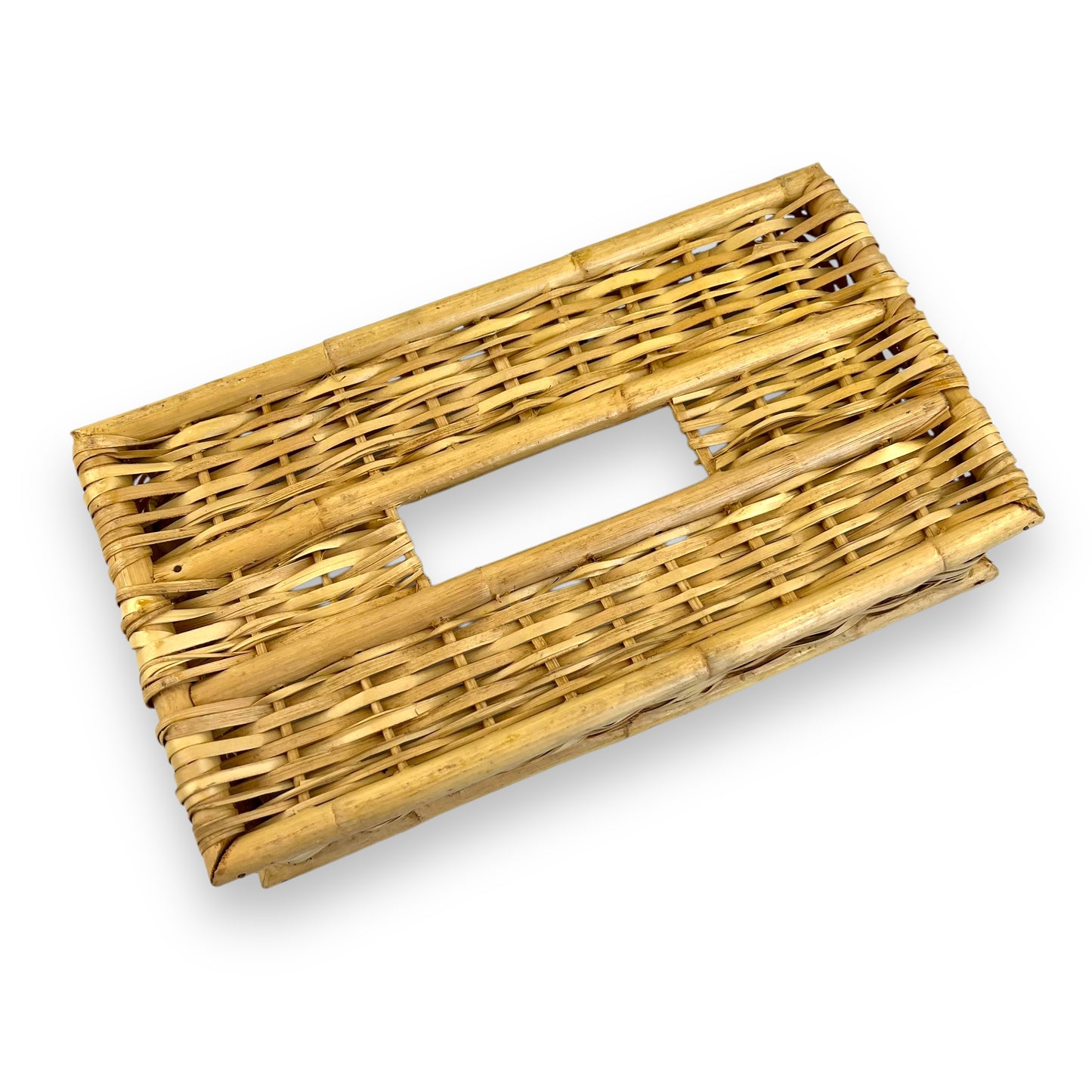 Cane Tissue Box Cover