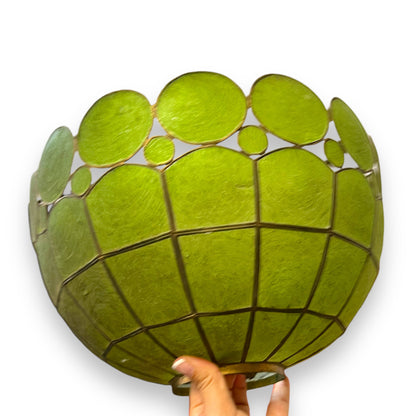 Green Capiz Shell Pendant Light Shade
