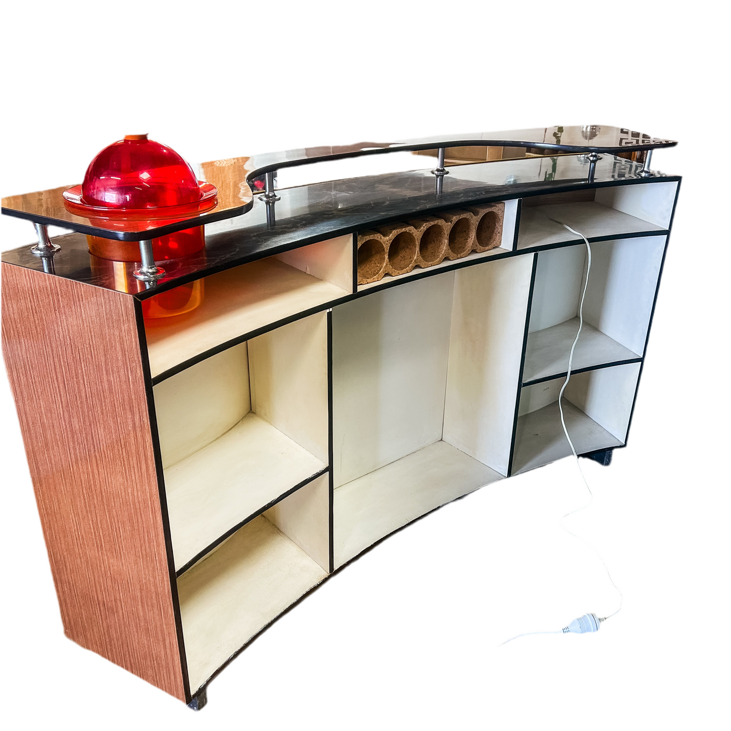 Retro Lightup fish bar cabinet
