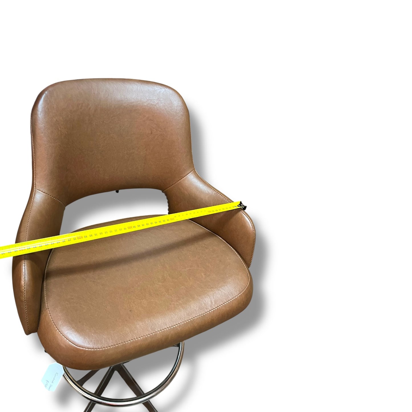 Kendall Brown Vinyl Swivel Bar Stool