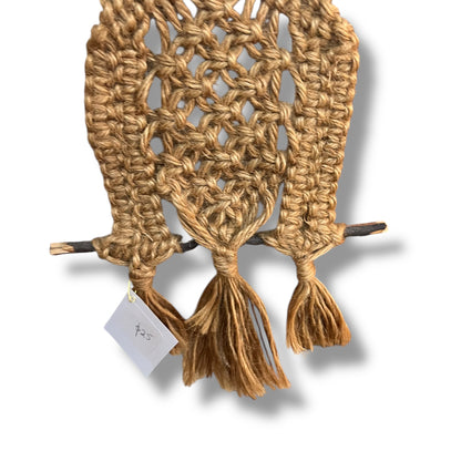 Macramé Owl Wall Hanging