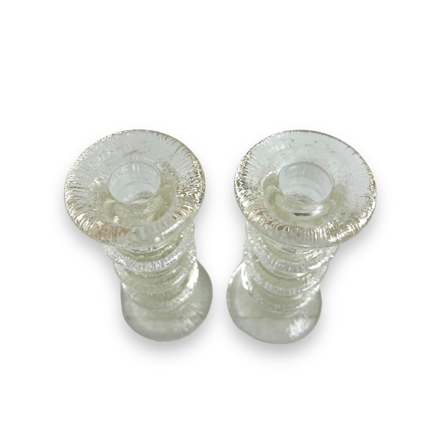Littala Festivo Pillar Candlestick holder pair 15cm tall