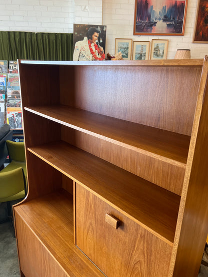 Display Cabinet with pull down Bar section