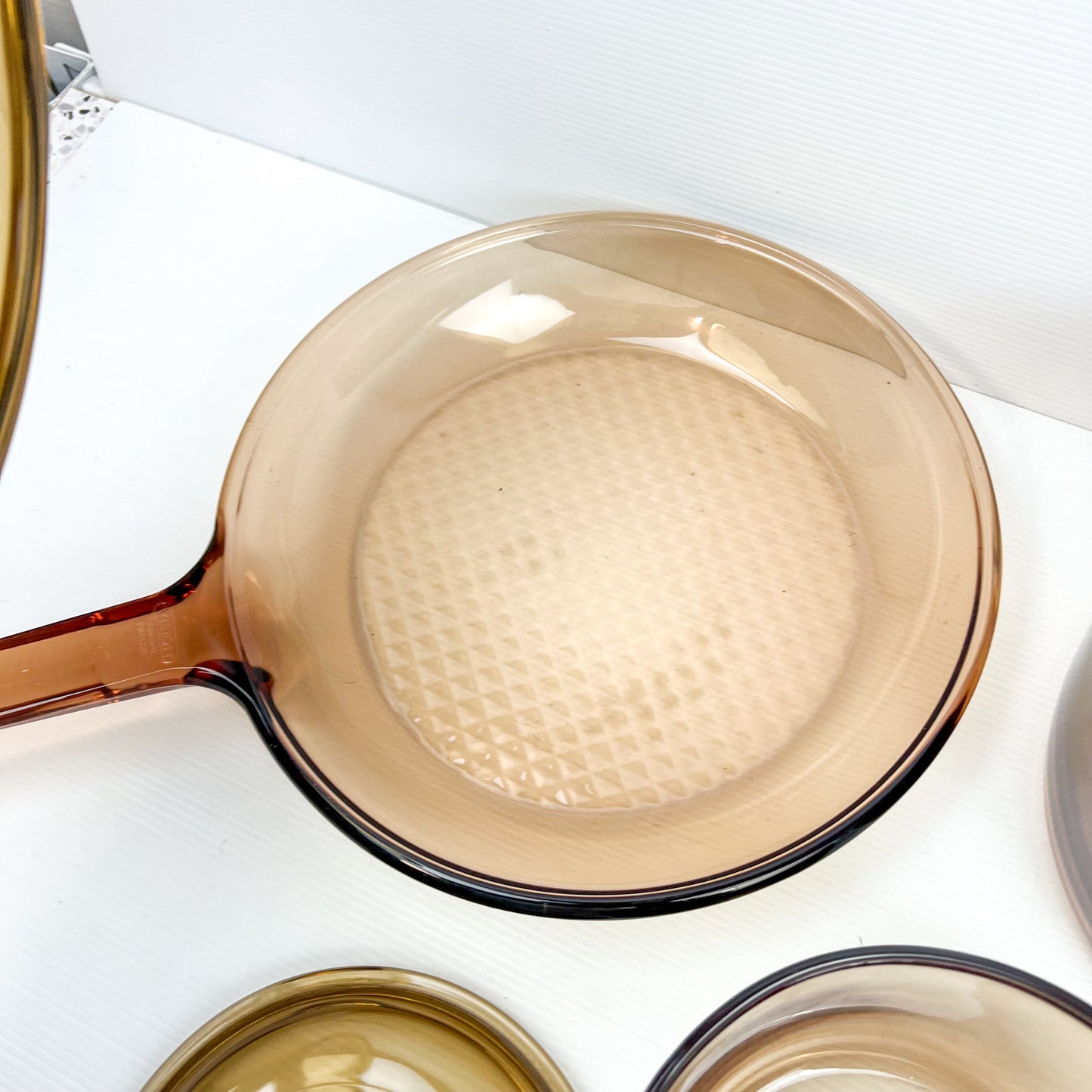Vision Corning France Pots and Saucepan Glass Set with Lids