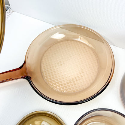Vision Corning France Pots and Saucepan Glass Set with Lids