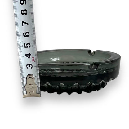 Black glass Ashtray