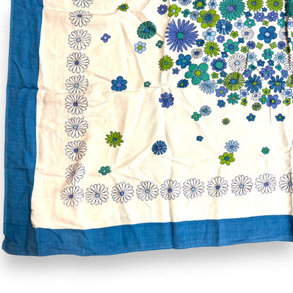 Blue flower Pattern Tablecloth
