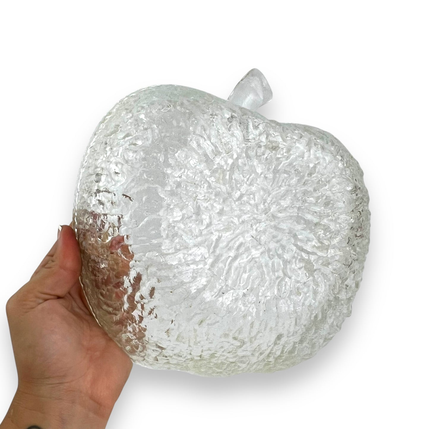 Apple Glass Large Bowl