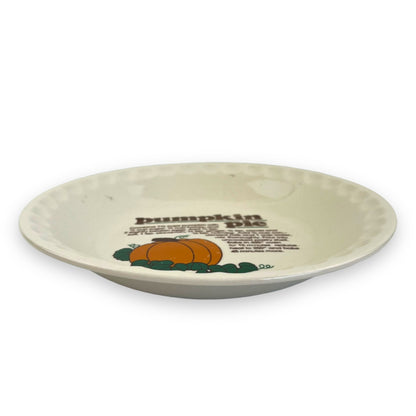 Pumpkin Pie Recipe Baking Dish