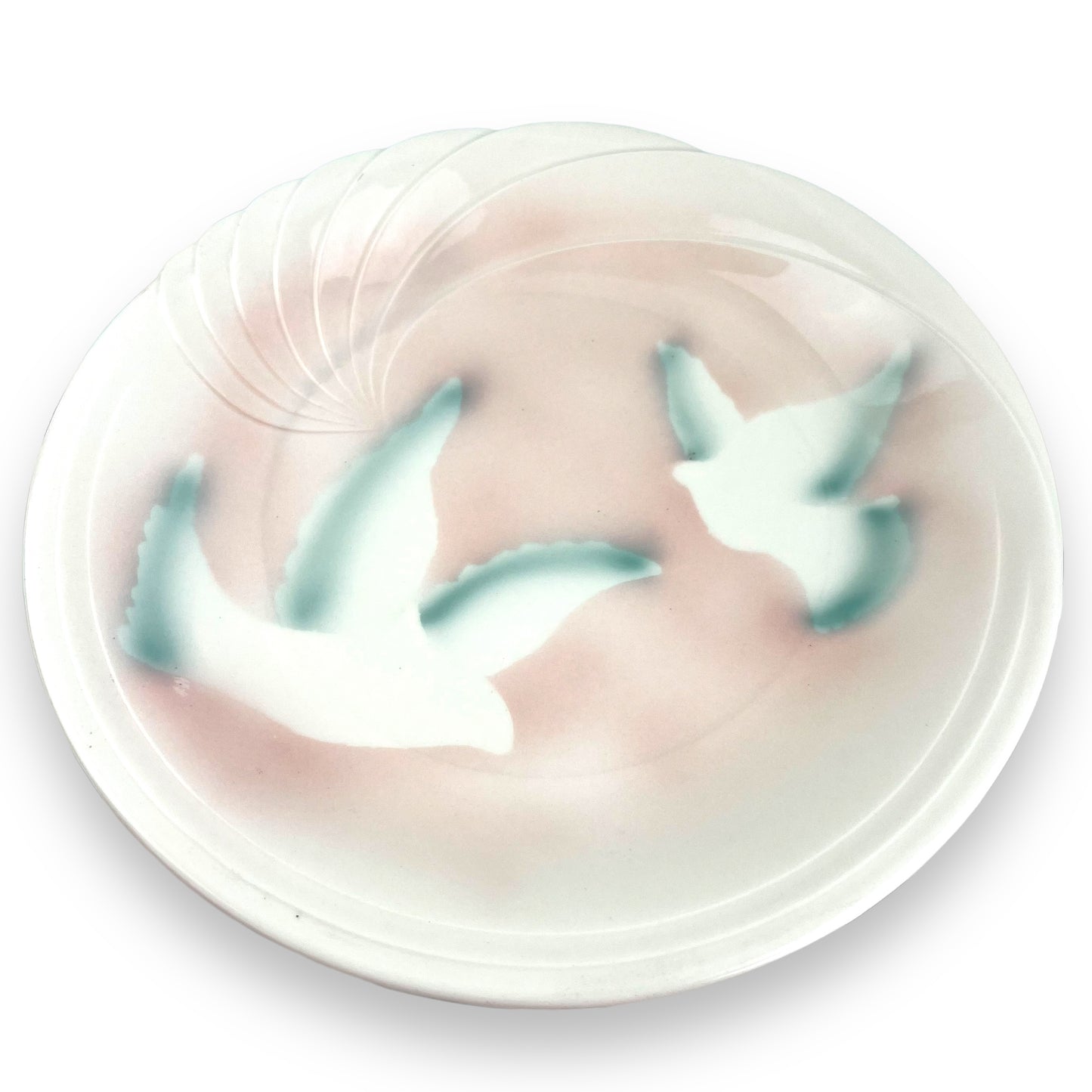 Dove Serving Plate & 6 Side Plates