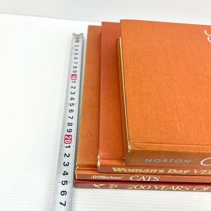 Brown Hard Cover Book Bundle
