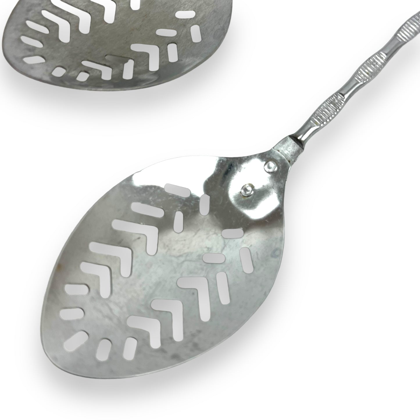 Slotted Serving spoon orange handle