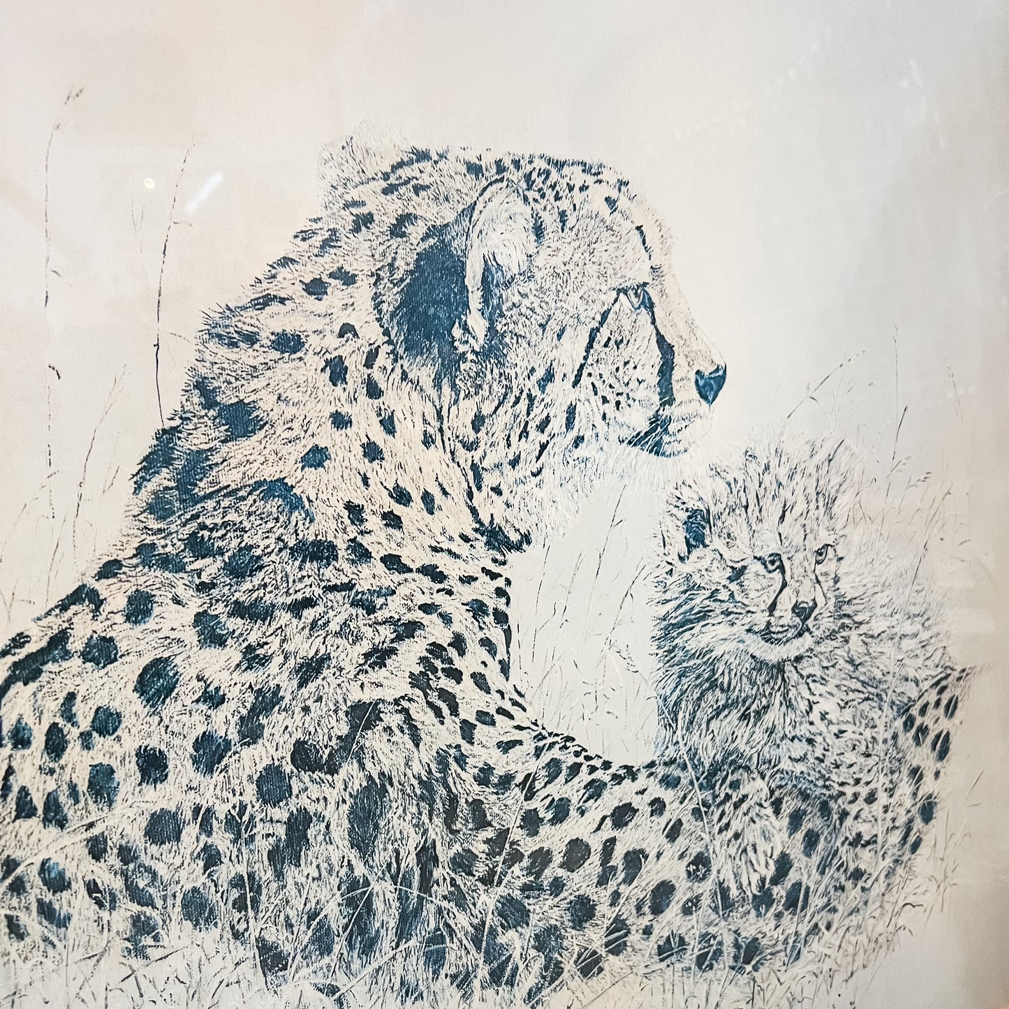 Phil Prentice – Framed Cheetah Print