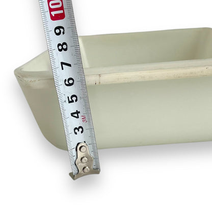 Pyrex “June Rose” Milk Glass Baking Dish