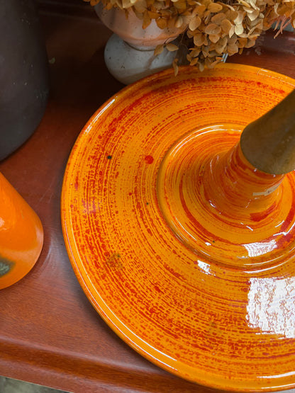 Barlow Pottery Ceramic Lamp Base – Orange