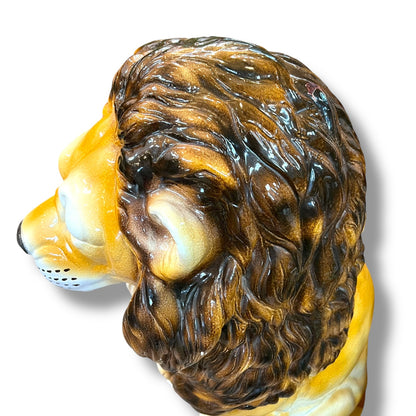Italian Ceramic Lion Statue – 90cm Tall