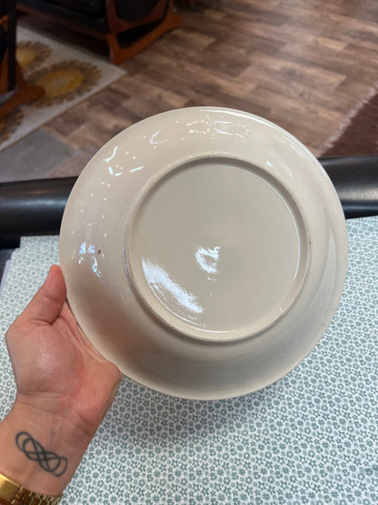 Cherry Pie Recipe Plate – Retro Ceramic Pie Dish with Recipe