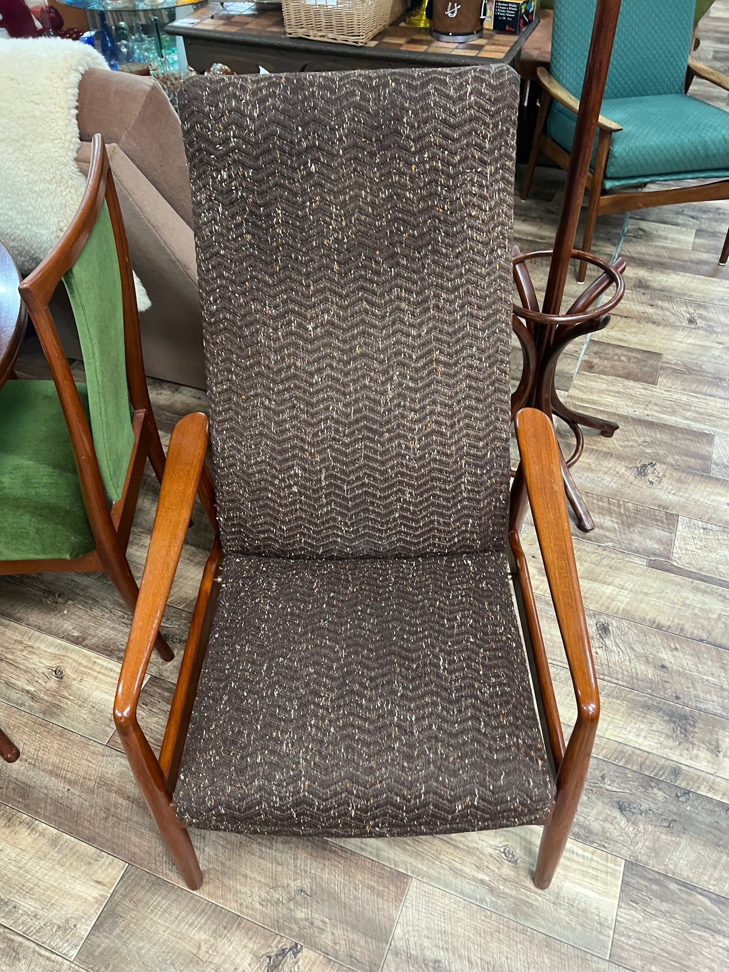 Soren Ladefoged for SL Møbler Danish Teak Reclining Lounge Chair