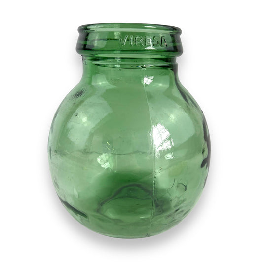 Viresa Green Glass Jar