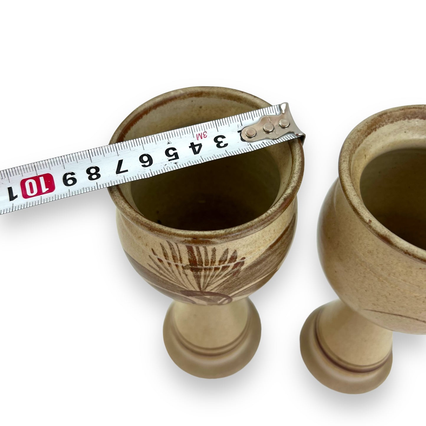 Ceramic Wine Goblet x2