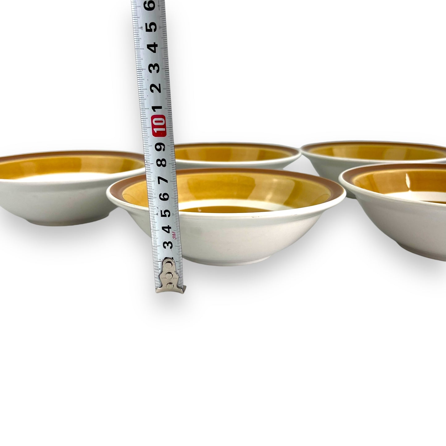 Casual Ceram “Majestic” pattern stoneware bowl set of 6