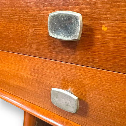Alrob 4 Drawer Dressing Table With Mirror