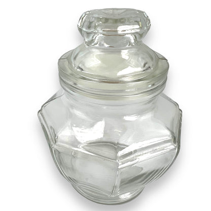 Clear Glass Jar with suction lid