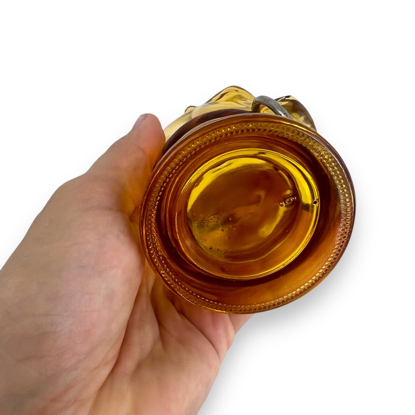 Avon Horse Head Afterhsave Amber Glass Bottle