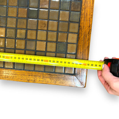 One-of-a-Kind Handmade Mid-Century Mosaic Tile Coffee Table