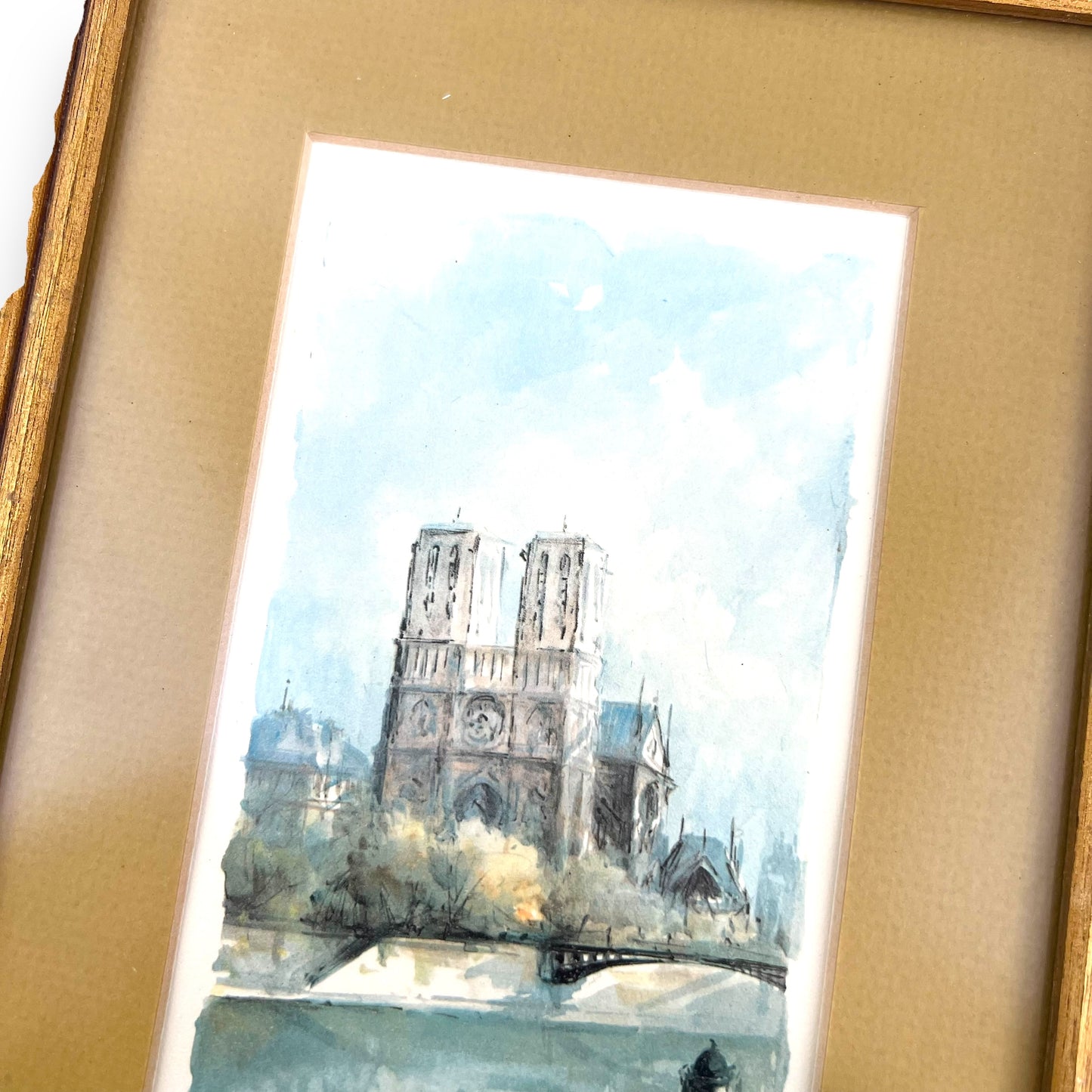 “Bouquinistes” Print by Lucien DELARUE