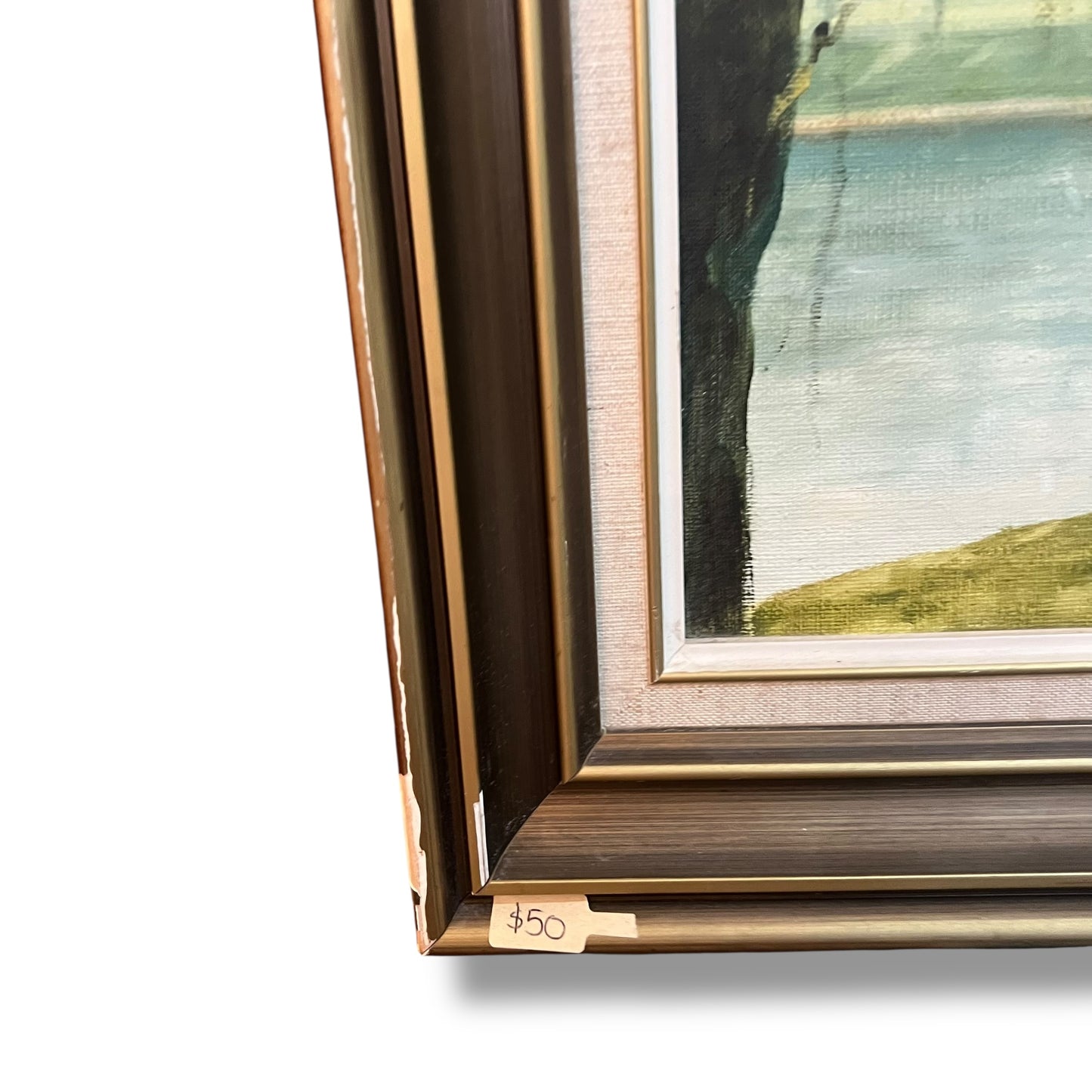 Willow Tree Landscape by Chrileen Petrie – Original Oil Painting
