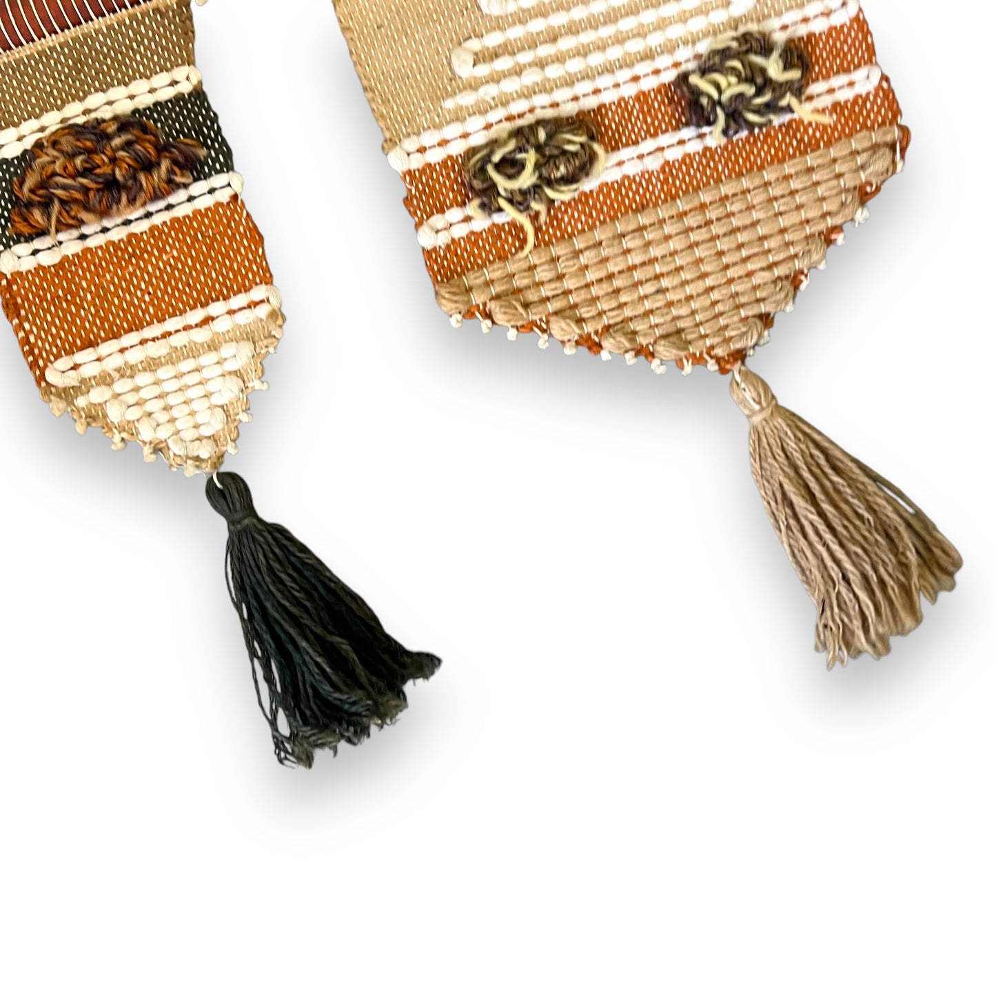 Don Freedman Style Brown Woven Wall Hanging Tapestry
