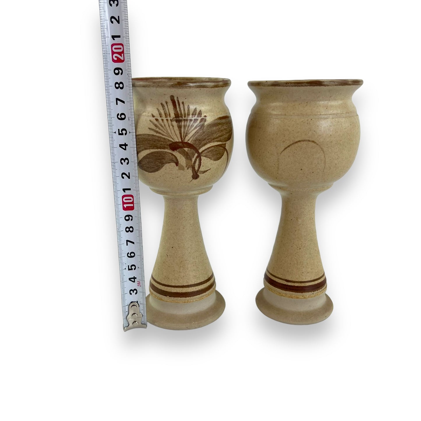 Ceramic Wine Goblet x2