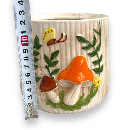 Merry Mushroom Canister 18.5cm tall