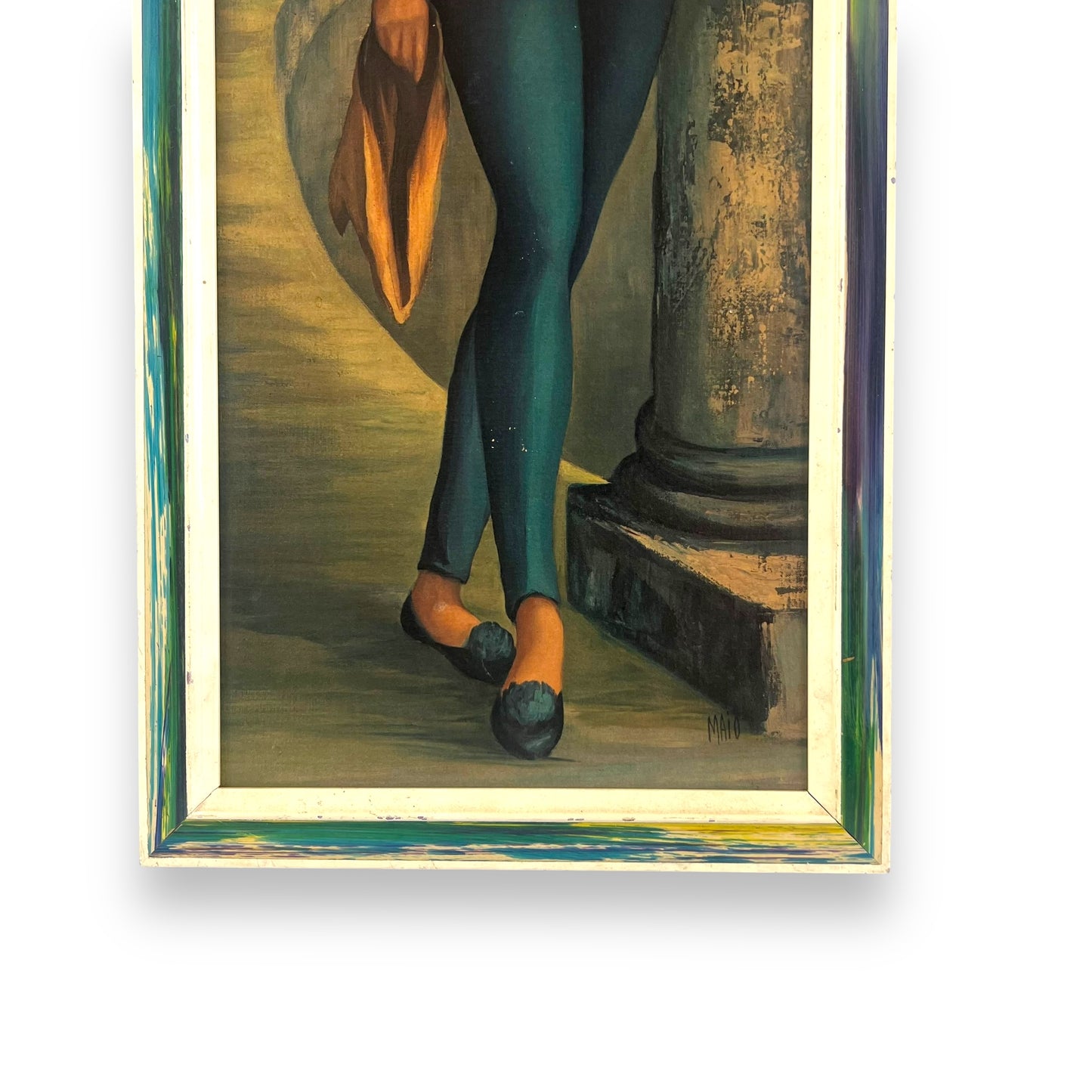 MAIO Harlequin Big Eye Art Framed Print.