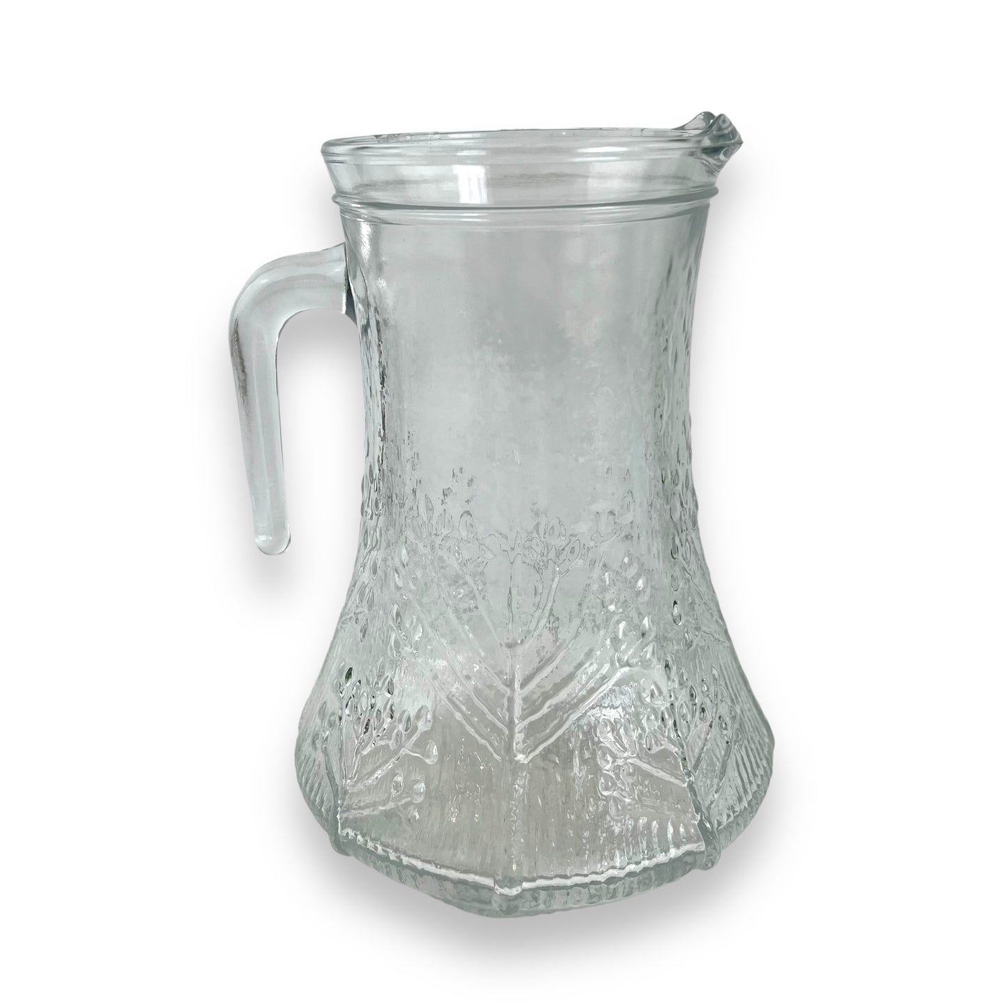 Lasisepat Mantsala Finland Cow Parsley Glass Pitcher/Jug Pertii Kallioinen