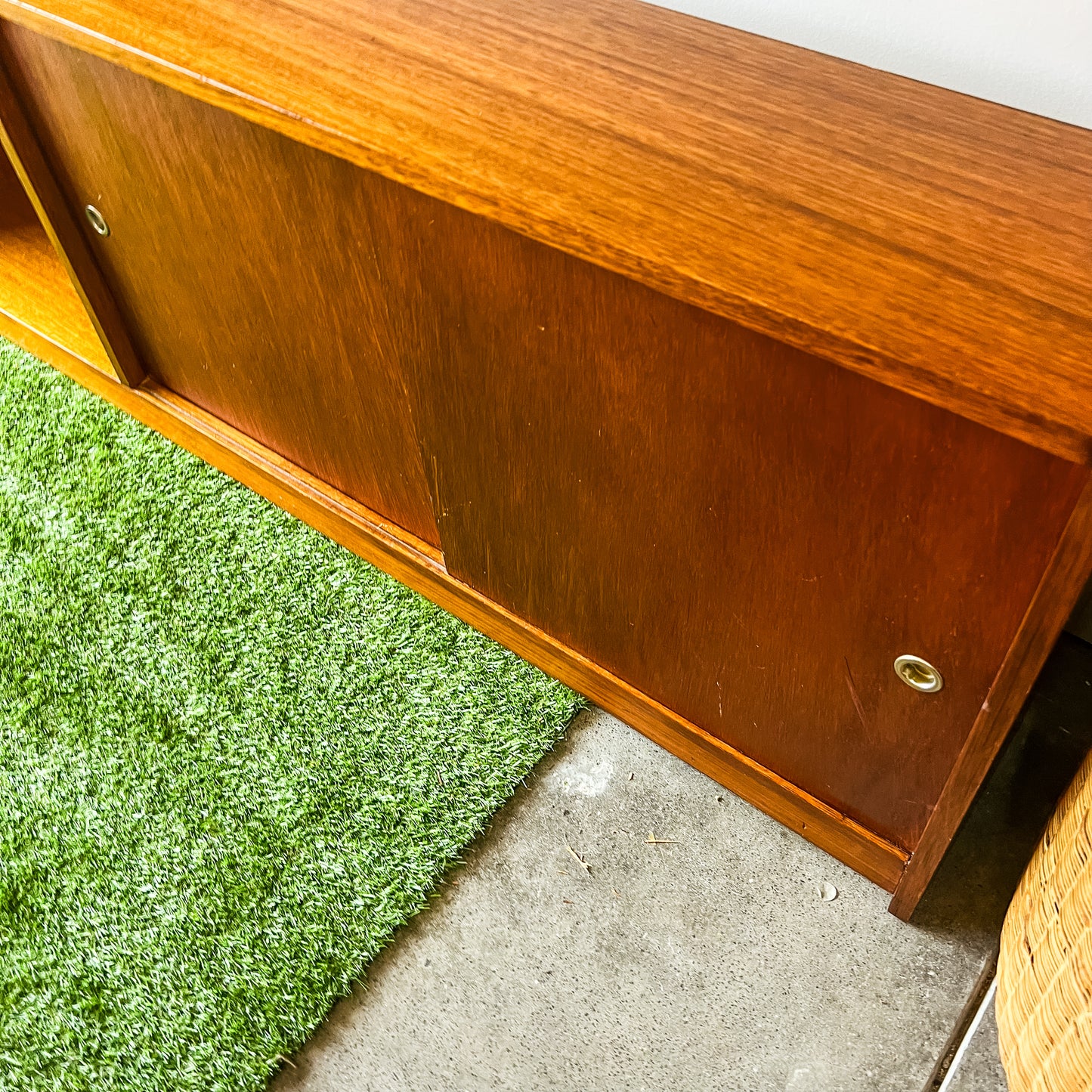 Mid-Century Modern Teak Wall Unit / Bookshelf