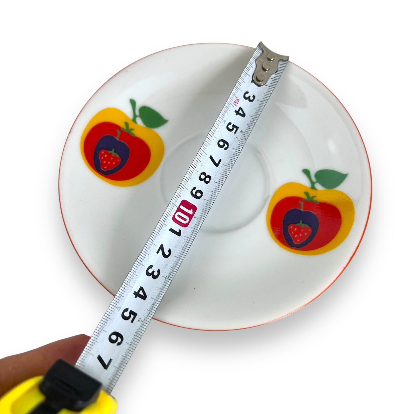 Strawberry & Apple design teacup set of 2