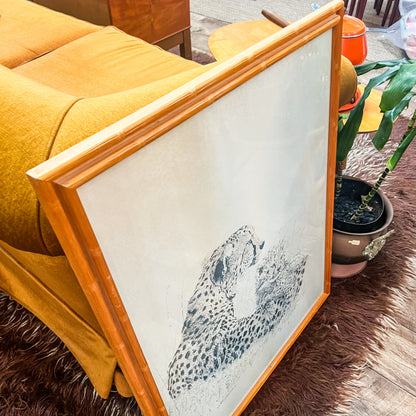 Phil Prentice – Framed Cheetah Print
