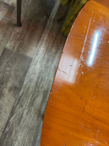 Burgess Mid-Century Coffee Table with Lower Shelf