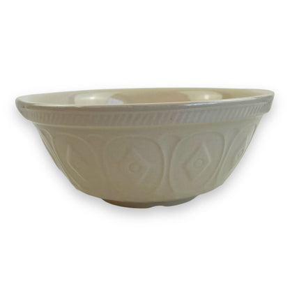 Cream Ceramic Mixing Bowl - Made in Romania.