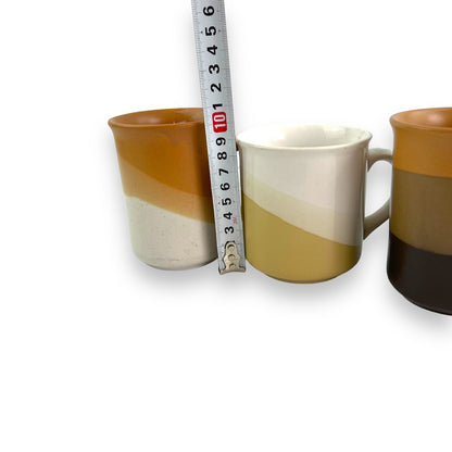 Striped Mug Random Lot of 5 mugs various colours